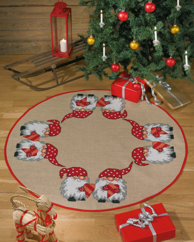 Broderikit Prick tomtar Ø118 cm