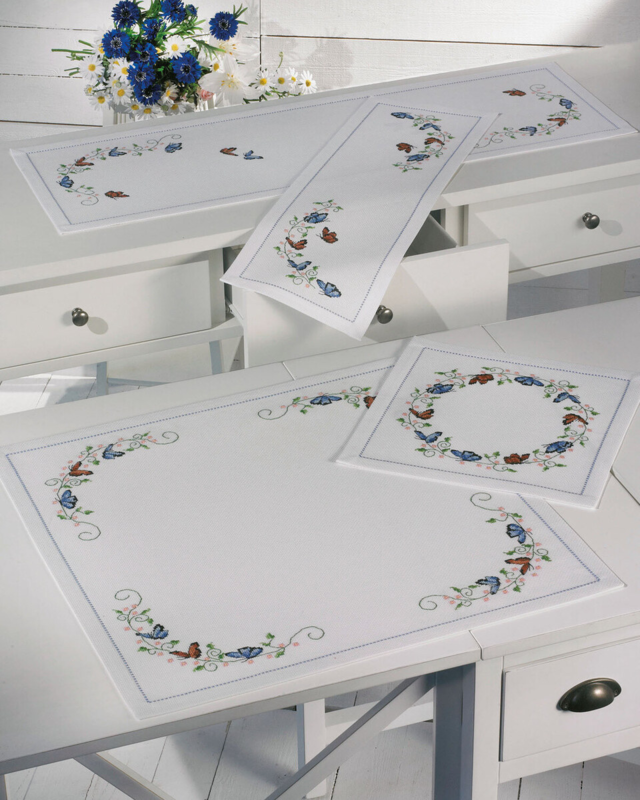 Broderikit Fjärilar 23 x 67 cm