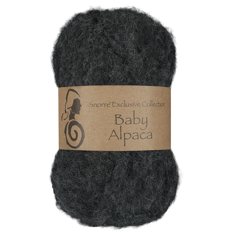 Viking Snorre Baby Alpaca 317 Mörkgrå