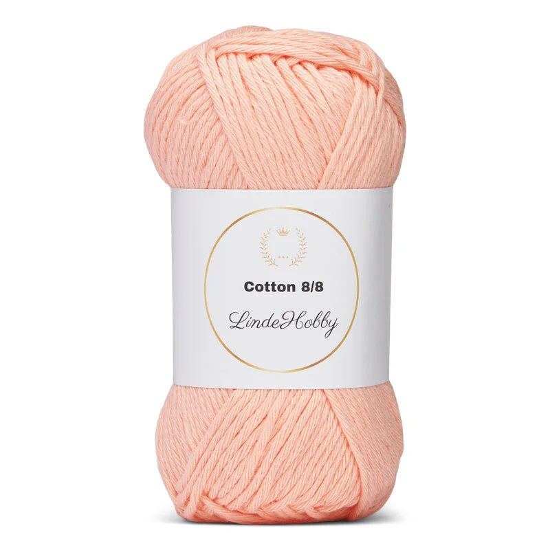 LindeHobby Cotton 8/8 - Soft Pastel Dream, 10 nystan 091 Salmone