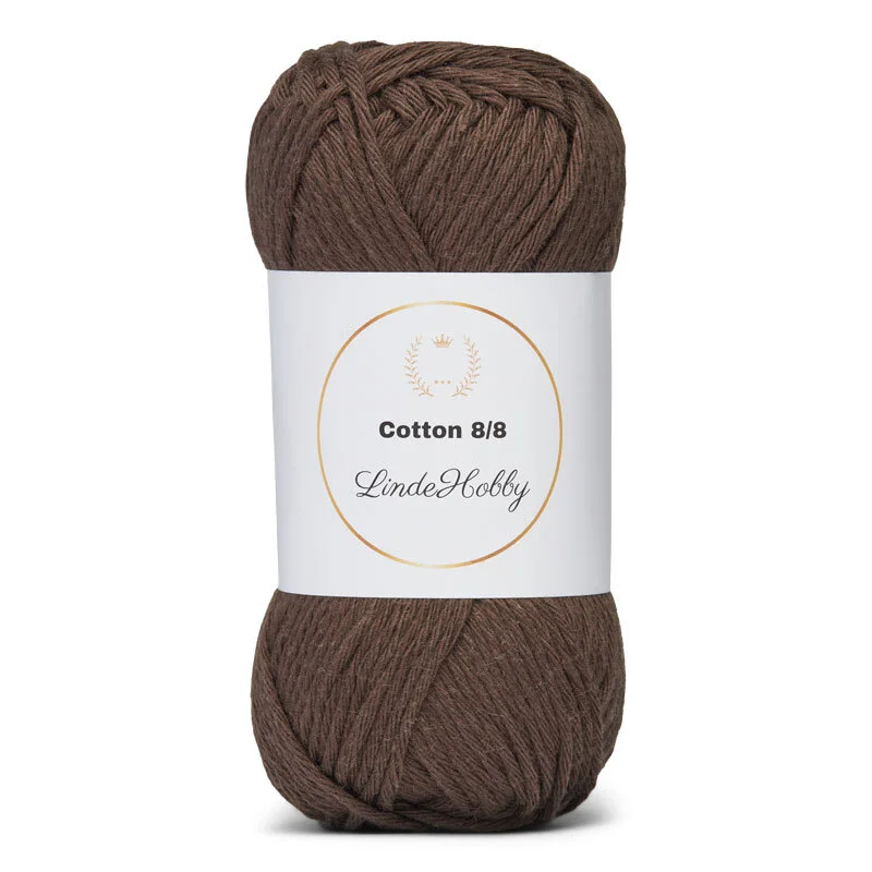 LindeHobby Cotton 8/8 – Autumn Glow, 10 nystan 035 Caffe