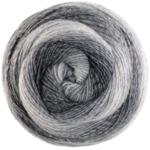 Lana Grossa Gomitolo Gala 4023 Ljus-/mellan-/mörkgrå