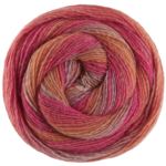Lana Grossa Gomitolo Gala 4032 Grålila/rosa/tomatröd/orangegul