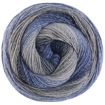 Lana Grossa Gomitolo Gala 4030 Musgrå/grå/stålblå/marinblå/safirblå/ljusgrå