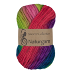 Viking Snorre Naturgarn 638 Multi grön/rosa