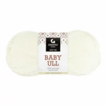 Gjestal Baby Ull 0017 Halvblekt vit