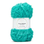 LindeHobby Furry Deluxe 19 Tropisk Blågrön