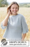 266-15 Mist Wave Sweater by DROPS Design