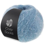 Lana Grossa Cosy Socks 14 Duvblå