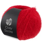 Lana Grossa Cosy Socks 17 Röd
