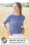 266-10 Lilac Serenade Top by DROPS Design