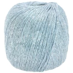 Lana Grossa Brillino 22 Ljusblå/Silver