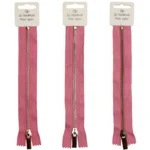Go Handmade Metallblixtlås Rosa: Guld, silver och brons