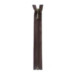 YKK Delbar Blixtlås Metall 4 mm (25-65 cm) 570 Brun, Antik mässing