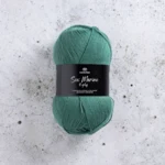 Svarta Fåret Sox Merino 4 ply 01 Blågrönt bläck