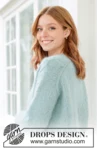 266-23 Knotted Vine Sweater by DROPS Design