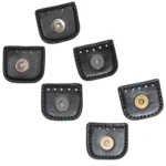 Go Handmade Magnetiskt Trycklås 4 cm Svart med guld, silver och brons