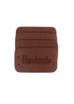 Go Handmade Handmade Label, 4 st: Brun