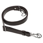 Go Handmade Taskeskulderrem 130 cm, 25 mm, Svart, Silver
