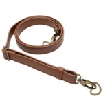 Go Handmade Taskeskulderrem 130 cm, 25 mm, Brun, Brons