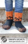 Children 47-29 Spooky Sunset Socks by DROPS Design — 2