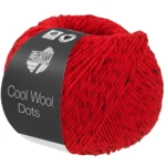 Lana Grossa Cool Wool Dots 05 Röd