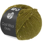 Lana Grossa Cool Wool Dots 07 Olivgrön