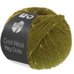 Lana Grossa Cool Wool Big Dots 107 Olivgrön