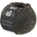 Lana Grossa Cool Wool Big Dots 110 Mörkgrå