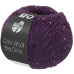 Lana Grossa Cool Wool Big Dots 103 Aubergine
