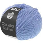 Lana Grossa Cool Wool Big Dots 101 Ljusblå
