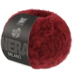 Lana Grossa Milano 13 Rödmelerad