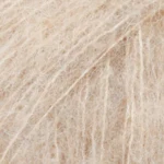DROPS BRUSHED Alpaca Silk 04 Ljus beige (Uni colour)