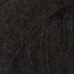 DROPS BRUSHED Alpaca Silk 16 Svart (Uni colour)