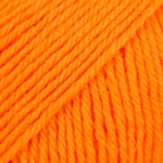 DROPS Fabel Uni Colour 119 Elektrisk orange