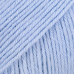 DROPS Fabel Uni Colour 117 Ljus blå