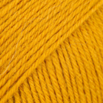 DROPS Fabel Uni Colour 111 Senapsgul