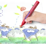 STAEDTLER Noris Club jumbo 229 vaxfärger, 12 st – Användning