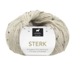Du Store Alpakka Sterk 932 Ljus beigemelerad tweed