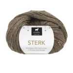 Du Store Alpakka Sterk 933 Brunmelerad tweed