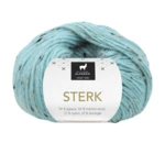 Du Store Alpakka Sterk 928 Karibiskt blå tweed