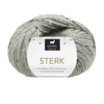 Du Store Alpakka Sterk 931 Gråmelerad tweed