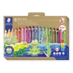 STAEDTLER Buddy 3-i-1 färgpennor, 18 st – Huvudbild