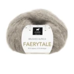Du Store Alpakka Faerytale 816 Ljus gråbrunmeleret tweed