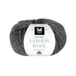Dale Lanolin Wool 1419 Mörk grå melerad