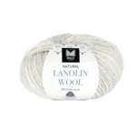 Dale Natural Lanolin Wool 1421 Ljus grå melerad