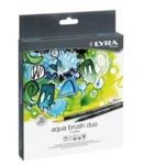 Lyra Aqua Brush Duo Tuschpennor, 24 st