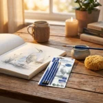 STAEDTLER mars lumograph akvarell grafitpennor & penslar, 3 + 1 st – Huvudbild