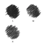 STAEDTLER mars lumograph charcoal & pappersstomp, 3 + 1 st – Degree