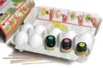 Funny Easter Box, 7 ägg och 3x15 mL målning